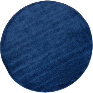 Kusový koberec Ezra modrý kruh 100x100cm