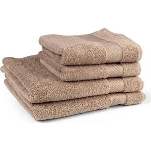 Tegatex Bavlněný ručník / osuška z bavlny- světle hnědá Velikost: 50*90 cm