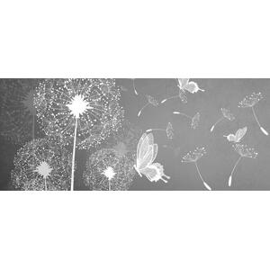 Vliesová obrazová tapeta Chmýří pampelišek 44102, 250 x 104 cm, Photomurals, Vavex