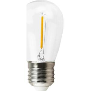 BERGE LED žárovka filament - E27 - 1W - teplá bílá