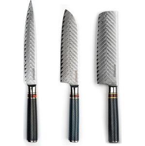 KATFINGER | Grill Resin | sada damaškových nožů 3ks | KFs009