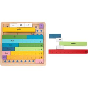 Dřevěná Montessori matematická deska Počítání Tooky