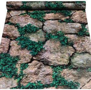 Samolepící tapety 45 cm x 10 m IMPOL TRADE Q1805 kameny s popínavou rostlinou samolepící tapety