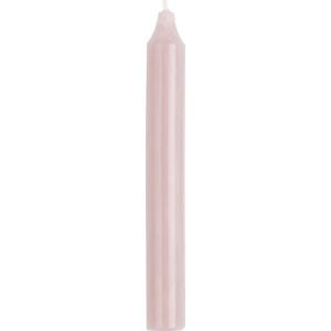 IB LAURSEN Vysoká svíčka Rustic Light Pink 18 cm, růžová barva, vosk