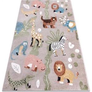 Dywany Luszczow Dětský kusový koberec FUN Africa, zvířata, Afrika béžová Rozměr koberce: 80 x 150 cm