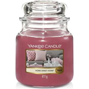 Yankee Candle Svíčka Yankee Candle 411gr - Home Sweet Home, růžová barva, sklo, vosk