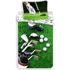 Jerry Fabrics Bavlněné povlečení - Golf - 140x200 + 70x90