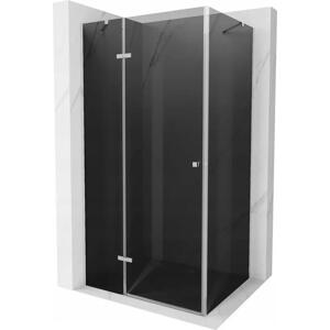 Mexen Roma sprchový kout s otočnými dveřmi 100 x 90 cm, Grafitově černá, Chromovaná - 854-100-090-01-40