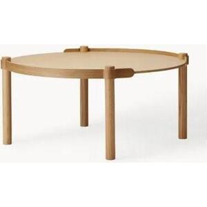 Kulatý konferenční stolek z dubového dřeva Woody