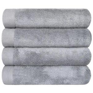 SCANquilt modalový ručník MODAL SOFT šedá ručník 50 x 100 cm