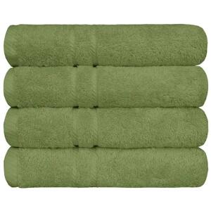 SCANquilt bavlněný ručník COTTONA zelená žínka 15 x 21 cm