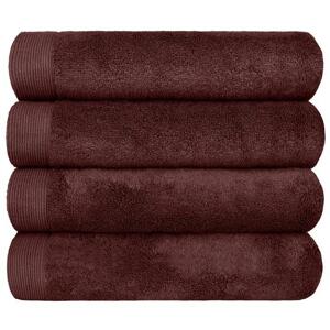 SCANquilt modalový ručník MODAL SOFT hnědá žínka 15 x 21 cm