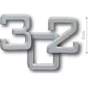 Nalepovací domovní číslice COBRA 25 mm (NEREZ)