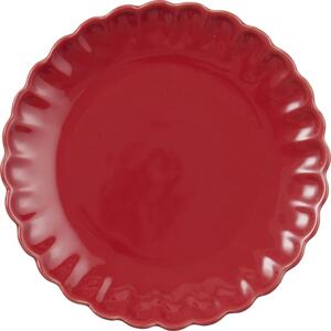 IB LAURSEN Talíř Mynte Strawberry 19,5 cm, červená barva, keramika