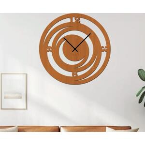 dřevo života Dřevěné hodiny TWIST Barevný vzor: Třešeň, Velikost hodin: 35x35