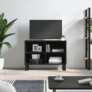 vidaXL TV skříňka 69,5 x 30 x 50 cm kompozitní dřevo [826979] Barva: Černá