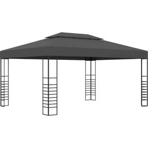 vidaXL Altán se zatahovací střechou 3 x 3 m 180 g/m² [47956] Barva: antracitová