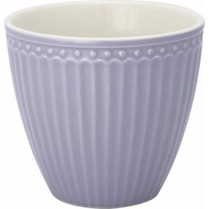 GREEN GATE Latte cup Alice Lavender 300 ml, fialová barva, keramika 350ml