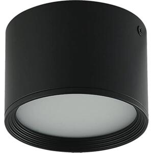 Zambelis 22134 stropní LED svítidlo, pískově černé, 8W, 3000K, ø10cm