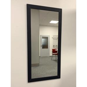 Dekorativní zrcadlo na zeď - 60 x 80 cm s fazetou - Uno Antracit
