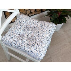 Písecké lůžkoviny Sedák na židli - Kvítky modré