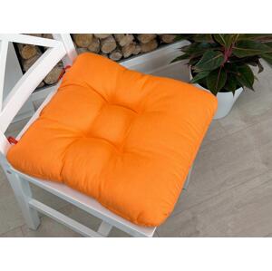 Písecké lůžkoviny Sedák na židli - Oranžový