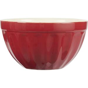 IB LAURSEN Miska na müsli Mynte Strawberry, červená barva, keramika