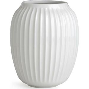 KÄHLER Keramická váza Hammershøi White 20 cm, bílá barva, keramika
