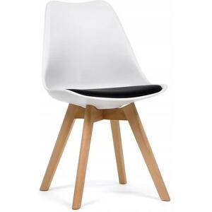 Bestent Jídelní židle bílo-černá skandinávský styl Basic