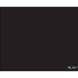 4007386000040 Samolepicí fólie RAL 9011 matná černá, šířka 45 cm - dekor 835