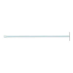 Bílá tyč na sprchový závěs s nastavitelnou délkou iDesign, délka 198 - 275 cm