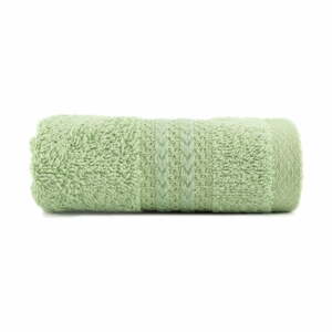 Zelený ručník z čisté bavlny Sunny, 30 x 50 cm