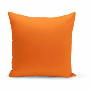 Cihlově oranžový dekorativní povlak na polštář Lisa, 43 x 43 cm