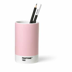 Růžový keramický stojánek na tužky Pantone