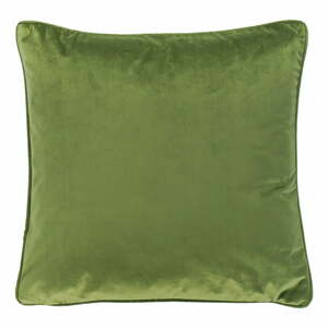 Tmavě zelený polštář Tiseco Home Studio Velvety, 45 x 45 cm