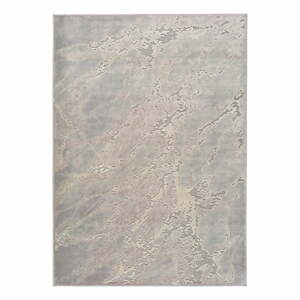 Šedo-béžový koberec z viskózy Universal Margot Marble, 140 x 200 cm