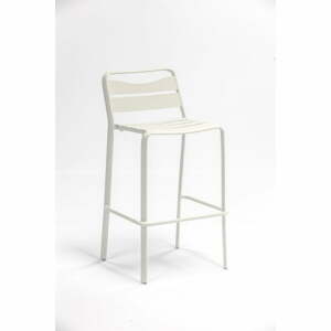 Bílé kovové zahradní barové židle v sadě 2 ks Spring – Ezeis