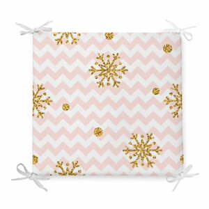 Vánoční podsedák s příměsí bavlny Minimalist Cushion Covers Pastel Stripes, 42 x 42 cm