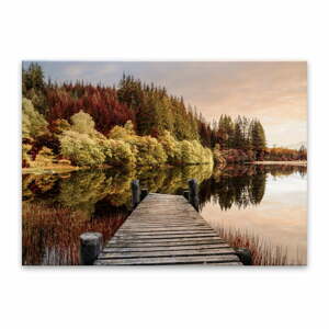 Skleněný obraz Styler Autumn Path, 80 x 120 cm