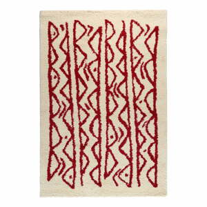 Krémovo-červený koberec Bonami Selection Morra, 160 x 230 cm