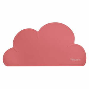 Tmavě růžové silikonové prostírání Kindsgut Cloud, 49 x 27 cm