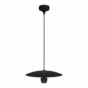 Černé závěsné svítidlo SULION Poppins, výška 150 cm