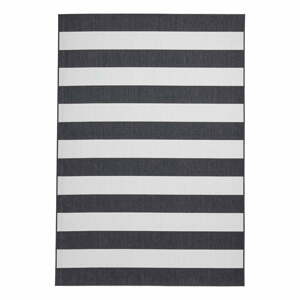 Bílý/černý venkovní koberec 170x120 cm Santa Monica - Think Rugs