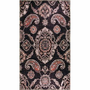 Černý pratelný koberec 80x50 cm - Vitaus