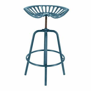 Modrá kovová zahradní barová židle Traktor – Esschert Design