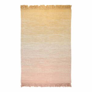 Oranžovo-růžový pratelný koberec 100x150 cm Kirthy – Nattiot