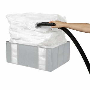 Vakuový vyztužený látkový úložný box na oblečení Boston – Compactor