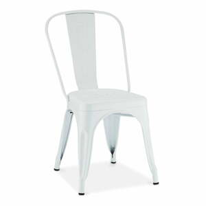 Bílé kovové jídelní židle v sadě 2 ks Korona – Furnhouse
