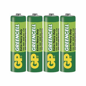 Zinkové baterie AA 4 ks GREENCELL – EMOS