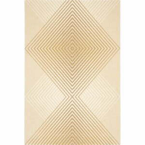 Béžový vlněný koberec 200x300 cm Chord – Agnella